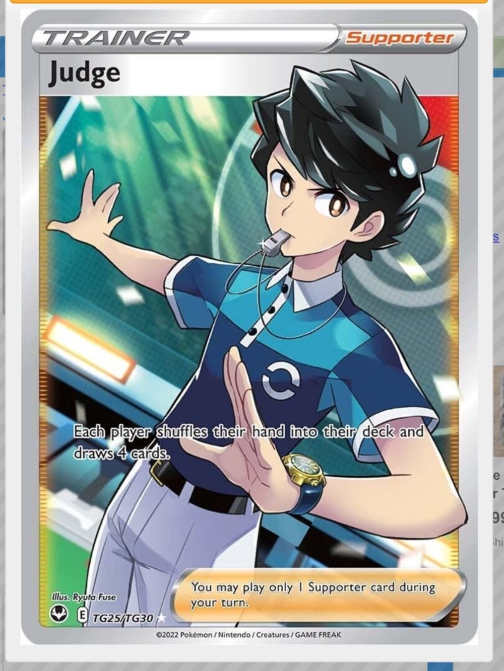 Judge #TG25 Pokemon Silver Tempest